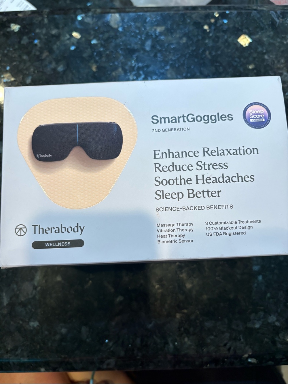 Therabody SmartGoggles in Black